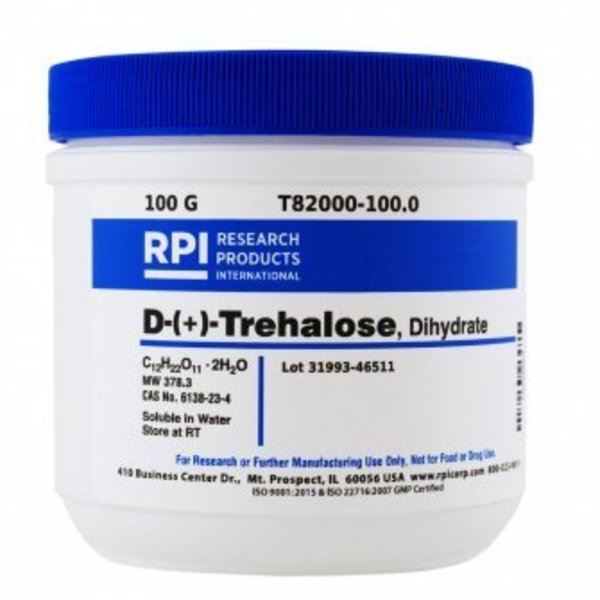 Rpi D-(+)-Trehalose Dihydrate, 100 G T82000-100.0